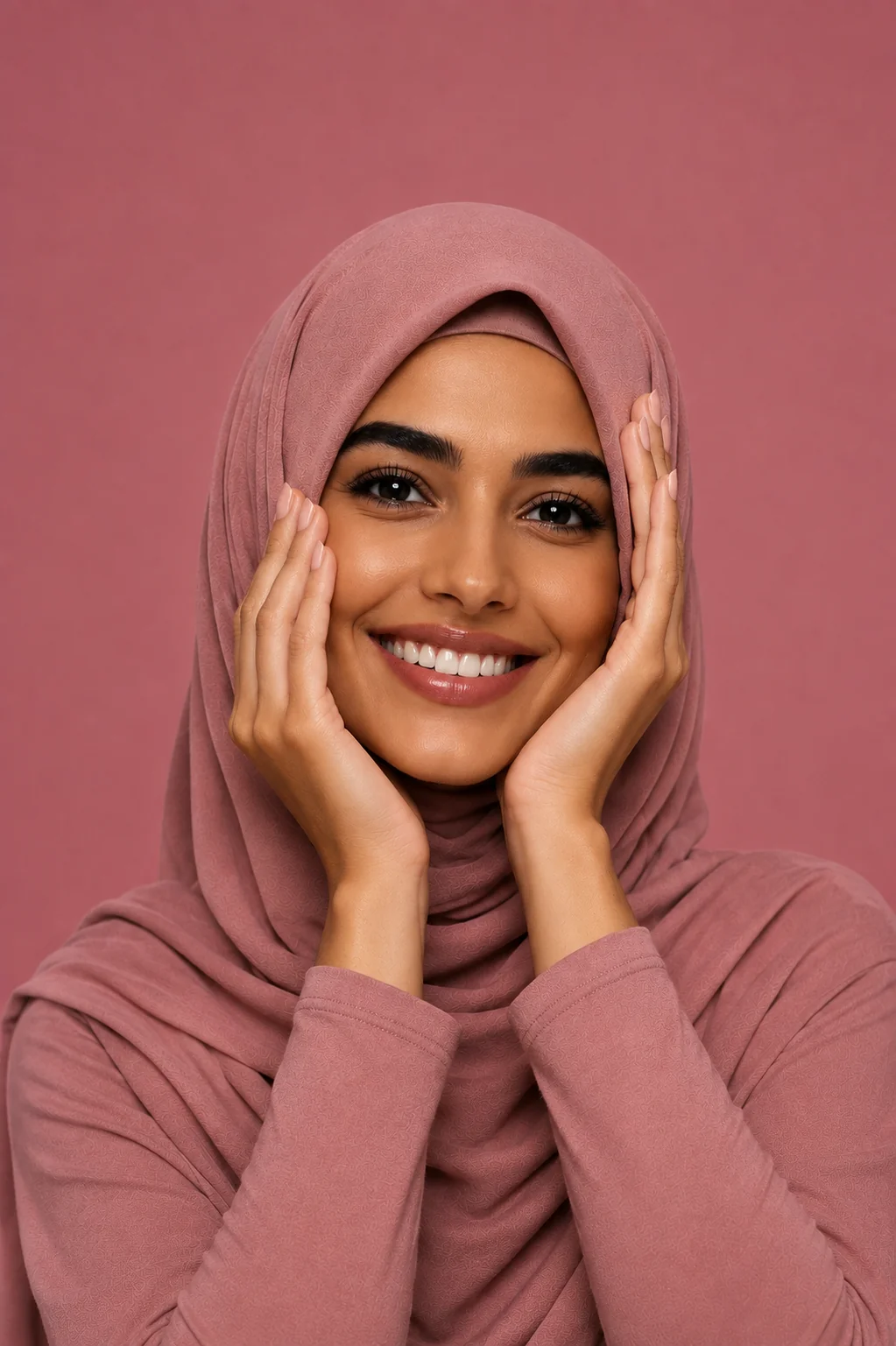 عميلة تتلقى استشارة في قسم الجلدية والتجميل بعيادات حكماء نجد
